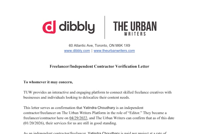 develop, edit, and proofread your dream content